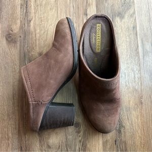 Clarks Heeled Mules